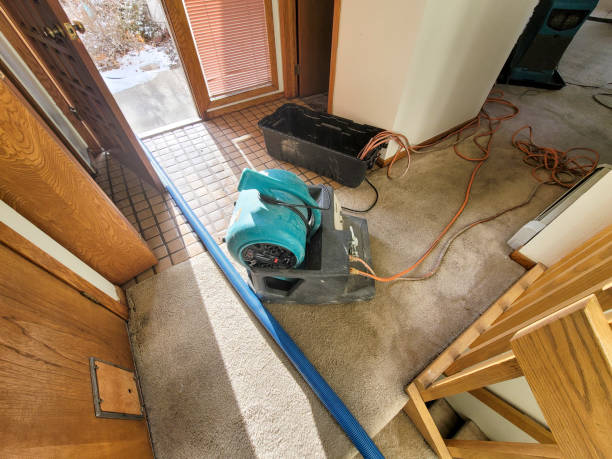 Water damage restoration process in Mcchord Af, WA